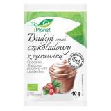BIO PLANET Budyń o smaku czekoladowym z żurawiną (bez cukru) BIO 40 g