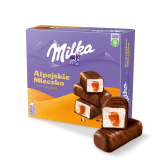 MILKA Caramel Alpejskie Mleczko Caramel Pianka waniliowe z karmelem 350 g