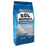 NATURAVENA Sól morska jodowana (grubo mielona) 500 g