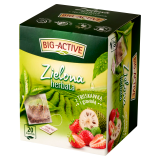 BIG-ACTIVE Herbata zielona z truskawką i graviolą 20 torebek (saszetki) 30 g