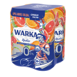 WARKA Radler GREJPFRUT Z POMARAŃCZĄ Piwo bezalkoholowe 4x500ml (puszka) 2 l