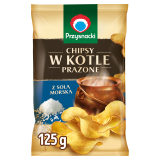 PRZYSNACKI Chipsy w kotle prażone z solą morską 125 g