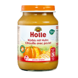 HOLLE Obiadek dynia z kurczakiem powyżej 5 miesiąca życia 190 g