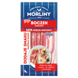 MORLINY Boczek wędzony parzony - plastry 150 g