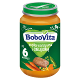 BOBOVITA Zupka Warzywna z cielęciną - po 6 miesiącu 190 g
