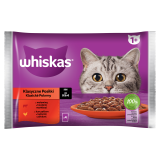 WHISKAS Mokra karma dla kotów - Klasyczne posiłki (4 x 85g) 340 g