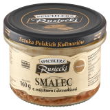 SPICHLERZ RUSIECKI Smalec z mięskiem i skwarkami 160 g