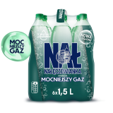 NAŁĘCZOWIANKA Naturalna woda mineralna Mocniejszy Gaz 9 l