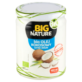 BIG NATURE Olej kokosowy Extra Virgin (tłoczony na zimno) BIO 480 ml