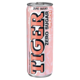 TIGER Gazowany napój energetyzujący bez cukru o smaku brzoskwini 250 ml