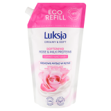 LUKSJA Mydło w płynie Róża zapas 900 ml