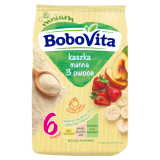 BOBOVITA Kaszka manna 3 owoce - po 6 miesiącu 180 g