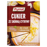 PRYMAT Cukier ze skórką cytryny (do ciast i deserów) 15 g