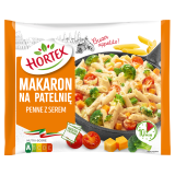 HORTEX Makaron na patelnię z sosem serowym mrożony 450 g