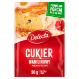 DELECTA Cukier wanilinowy (na 2kg mąki) 30 g