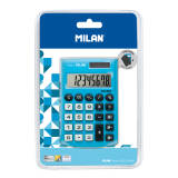 MILAN Kalkulator kieszonkowy POCKET TOUCH 8 poz. niebieski 1 szt