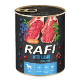 RAFI Mokra karma dla psów z jagnięciną w puszce 800 g