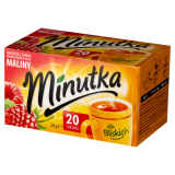 MINUTKA Herbata czarna ekspresowa malinowa 20 torebek ex. 28 g