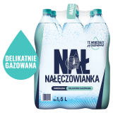 NAŁĘCZOWIANKA Naturalna woda mineralna delikatnie gazowana 9 l