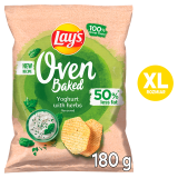 LAY'S Oven Baked Pieczone formowane chipsy ziemniaczane o smaku jogurtu z ziołami 180 g