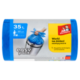 JAN NIEZBĘDNY Easy-Pack Worki na śmieci 35l 30 szt. 1 szt