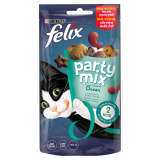 FELIX® Party MIX Przekąska dla kotów o smaku łososia, łososia morskiego i pstrąga 60 g