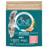 PURINA ONE Adult Karma dla dorosłych kotów bogata w łososia i pełne ziarna 800 g