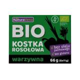 NATURAVENA Kostka rosołowa warzywna (6 kostek) bezglutenowa BIO 66 g