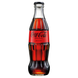 COCA-COLA ZERO Napój gazowany (szkło) (cena zawiera 0,40 zł kaucji za butelkę) 250 ml