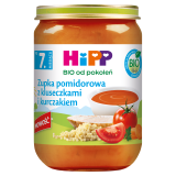 HIPP Zupka pomidorowa z kluseczkami i kurczakiem po 7 miesiącu BIO 190 g