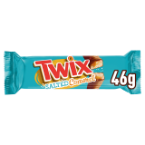 TWIX Salted Caramel Ciasteczka oblane słonym karmelem i mleczną czekoladą 46 g