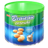 BESKIDZKIE Orzeszki z solą w puszce 140 g