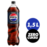 PEPSI-COLA ZERO CUKRU Napój gazowany bez cukru 1.5 l