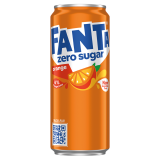 FANTA Zero Napój gazowany o smaku pomarańczowym 330 ml