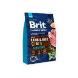 BRIT Premium By Nature Suchy pokarm dla psów wszystkich ras z wrażliwym układem pokarmowym z jagnięciną i ryżem 3 kg
