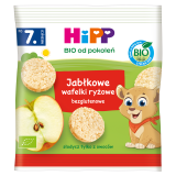 HIPP BIO od pokoleń Wafelki ryżowe jabłkowe - po 7 miesiącu 30 g