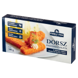 FAMILY FISH Paluszki rybne panierowane z fileta dorsza 300 g