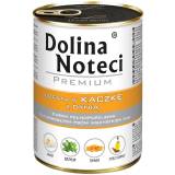 DOLINA NOTECI Premium Mokry pokarm dla dorosłych psów wszystkich ras z kaczką i dynią puszka 400 g