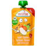 FRUCHTBAR Ekologiczny mus jabłko marchew morela banan powyżej 6 miesięcy BIO 100 g