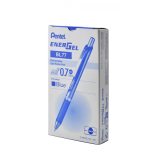 PENTEL Pióro kulkowe 07mm ENERGEL kolor niebieski, zestaw 12 sztuk 1 szt
