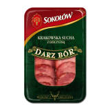 SOKOŁÓW Gold Kiełbasa krakowska sucha z dziczyzną - plastry 100 g