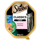 SHEBA Karma mokra dla dorosłych kotów - Łosoś 85 g