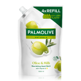 PALMOLIVE Naturals Kremowe mydło w płynie do rąk Mleko i Oliwka - uzupełnienie 1 l