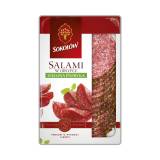 SOKOŁÓW Salami w obsypce z zielonej papryki - plastry 100 g