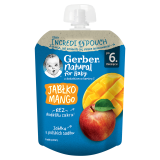 GERBER Deserek w tubce jabłko mango dla niemowląt po 6 miesiącu 80 g