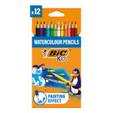 BIC Kredki akwarelowe pudełko 12 szt. 1 szt