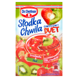 DR. OETKER Słodka Chwila Kisiel o smaku truskawka-kiwi 32 g
