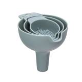 ALTOM DESIGN Komplet lejków z sitkiem 3 szt. 1 szt