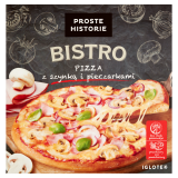 PROSTE HISTORIE BISTRO Pizza z szynką i pieczarkami 420 g