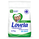LOVELA Family Hipoalergiczny proszek do prania białego dla rodziny (28 prań) 2.1 kg